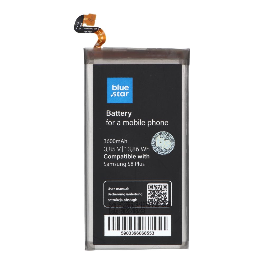8f138e43da6c5959828aca8edabb289f BLUE STAR PREMIUM battery for SAMSUNG S8 Plus 3600 mAh