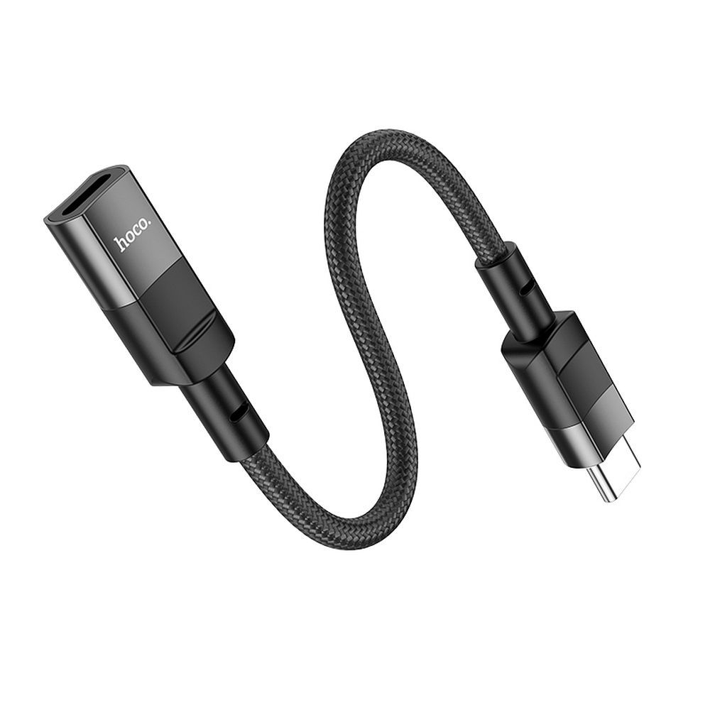 HOCO adapter OTG Type C (male) to Lightning (female) 3A U107 0,1 m black