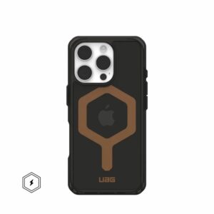 UAG Urban Armor Gear case PLYO compatible with MagSafe for IPHONE 16 Pro black / bronze