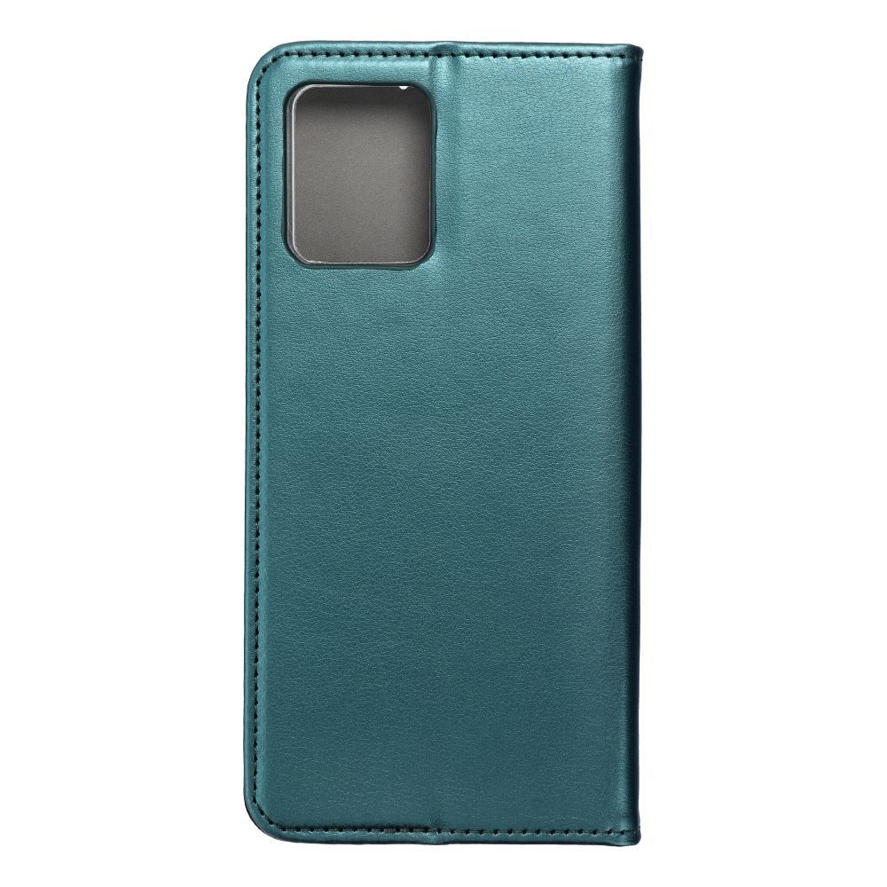 SMART MAGNETO Book case for MOTOROLA G54 dark green