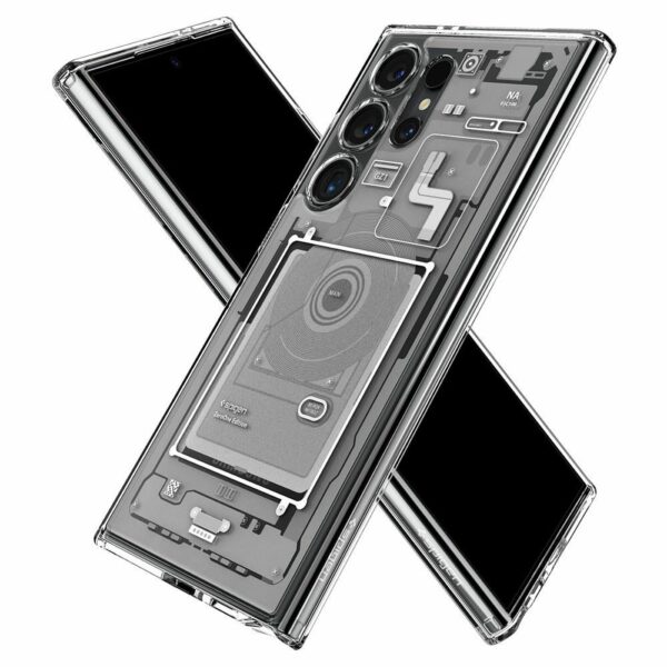 SPIGEN case ULTRA HYBRID for SAMSUNG S24 Ultra zero one white