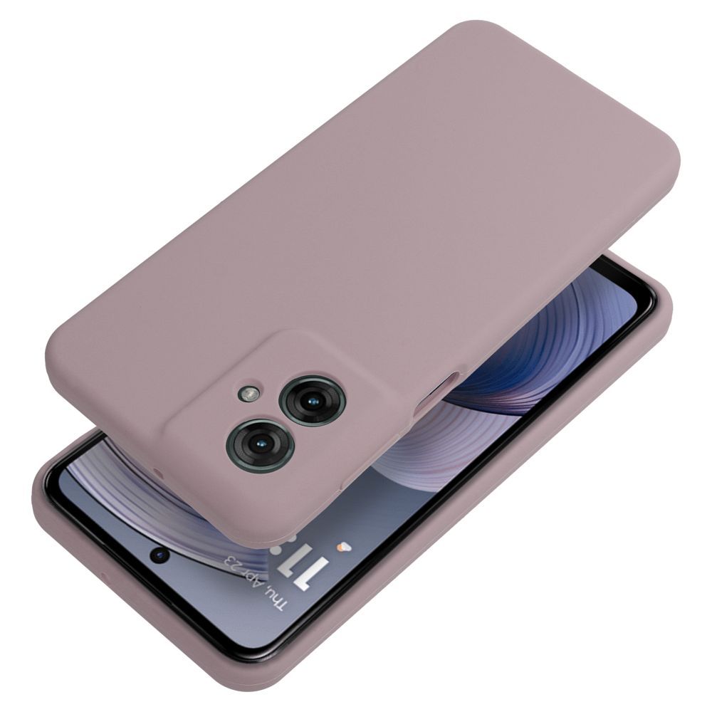 Case SILICONE 2mm for MOTOROLA G55 5G sand pink