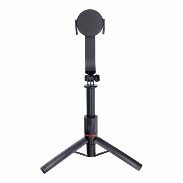 Selfie stick with wireless remote control tripod compatible with MagSafe SSTR-C09 black