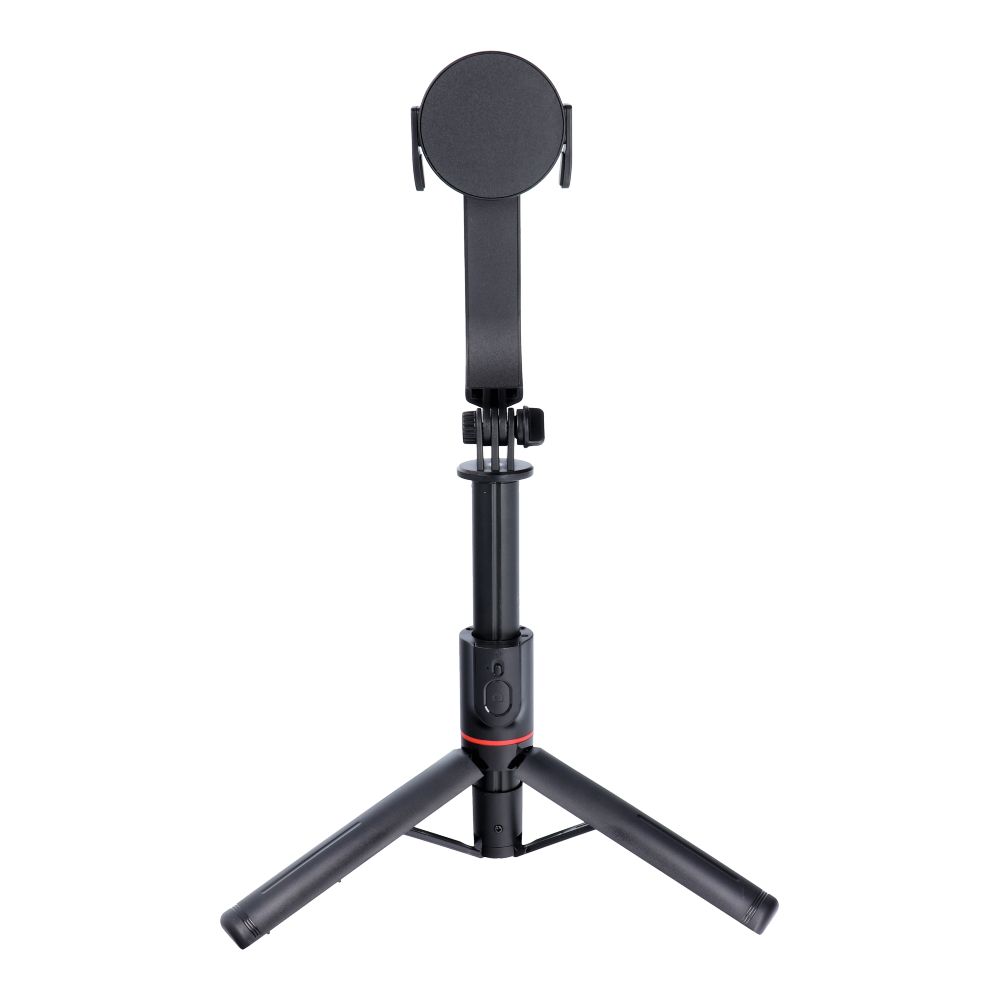 Selfie stick with wireless remote control tripod compatible with MagSafe SSTR-C09 black