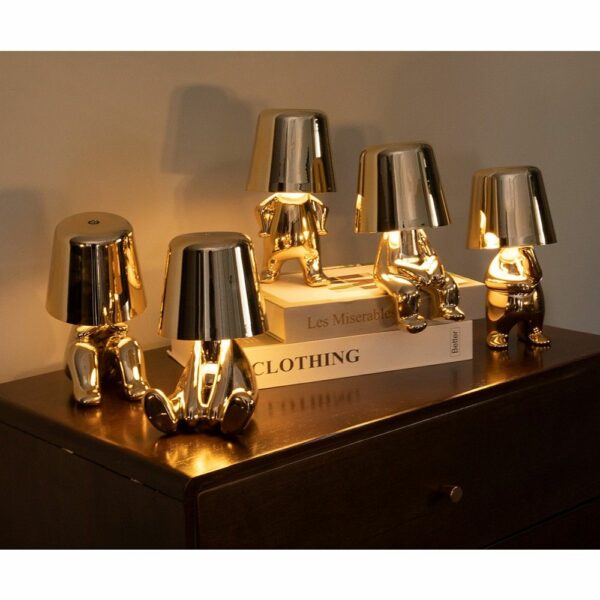 Table lamp bedside GOLD MAN Art Deco standing (version 1) MLTL