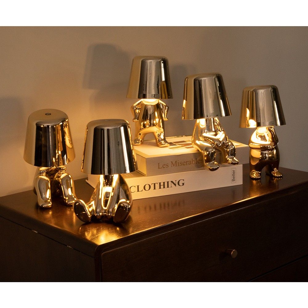 Table lamp bedside GOLD MAN Art Deco standing (version 1) MLTL