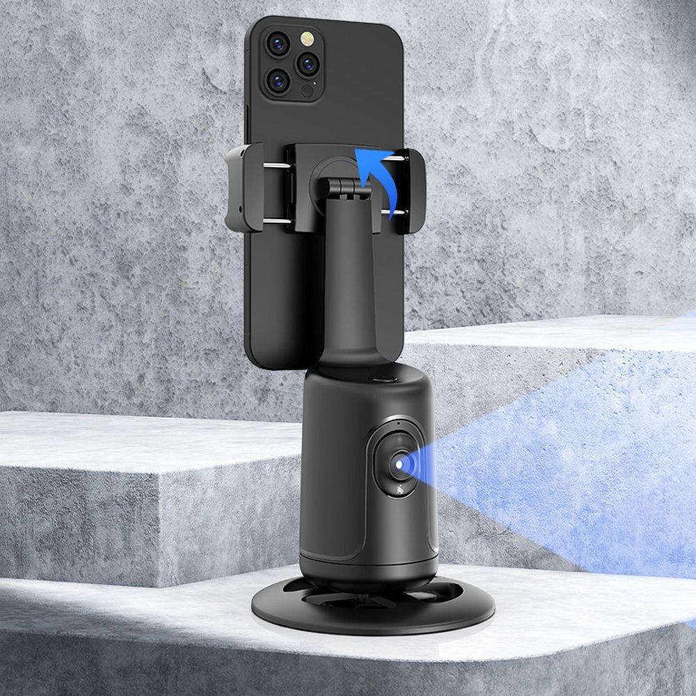 Inteligent selfie with face recognition tracking and gesture recognition P1 black