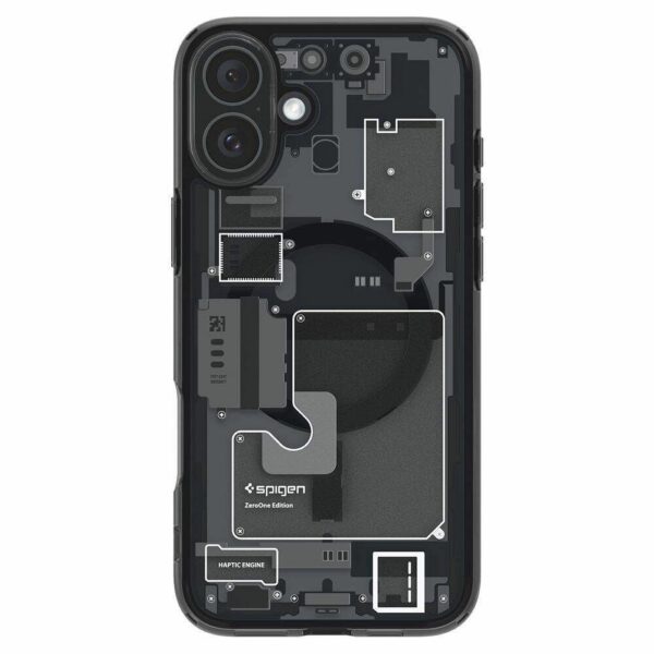 SPIGEN case ULTRA HYBRID MAG compatible with MagSafe for IPHONE 16 zero one