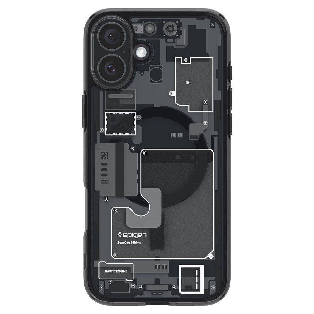 SPIGEN case ULTRA HYBRID MAG compatible with MagSafe for IPHONE 16 zero one