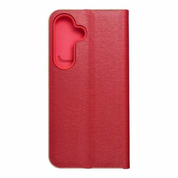 LUNA Book Gold for SAMSUNG S25 red