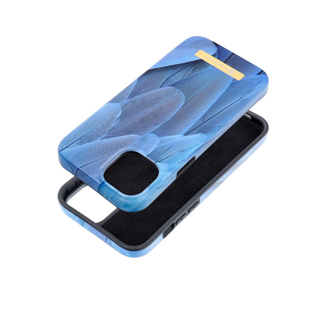 FORCELL F-PROTECT Mirage case compatible with MagSafe for IPHONE 15 Plus blue bird