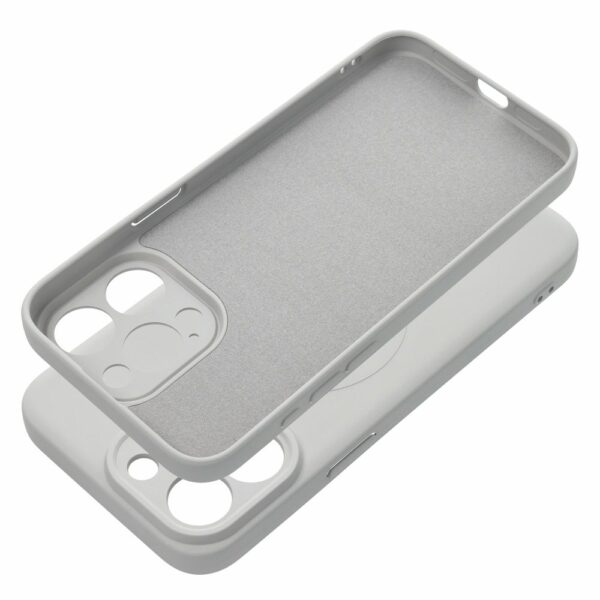 SILICONE MAG COVER case compatible with MagSafe for IPHONE 15 Pro Max titanium