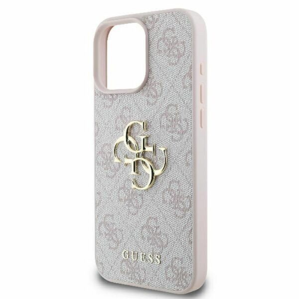GUESS case for IPHONE 16 Pro Max GUHCP16X4GMGPI (4G PU Big Logo) pink
