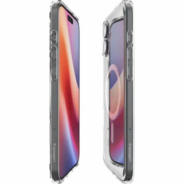 SPIGEN case ULTRA HYBRID MAG compatible with MagSafe for IPHONE 16 white