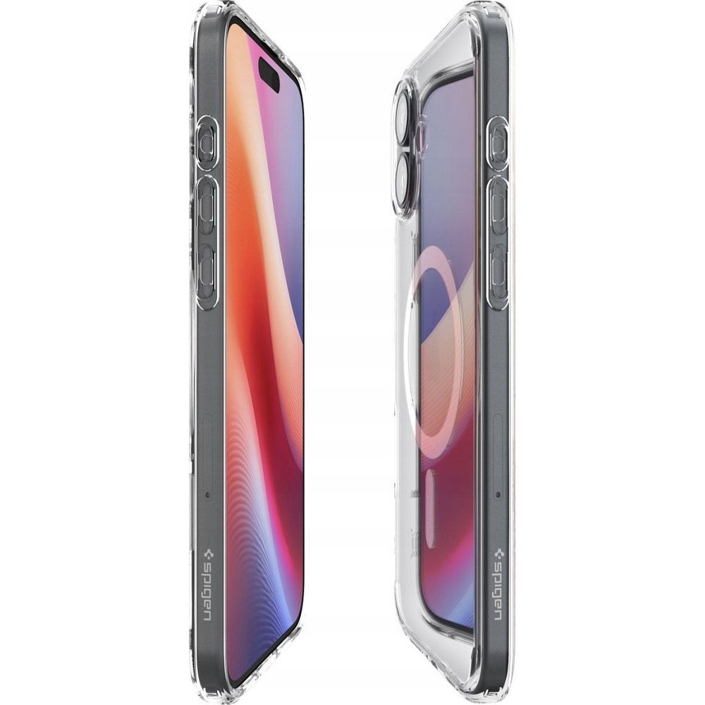 SPIGEN case ULTRA HYBRID MAG compatible with MagSafe for IPHONE 16 white