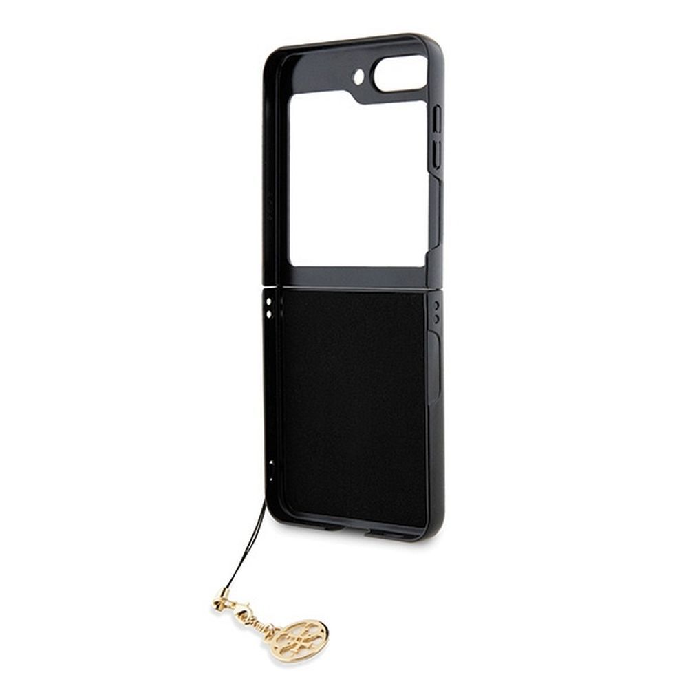 GUESS case for SAMSUNG Z Flip 5 GUHCZF5GF4GGR (4G Charm) grey