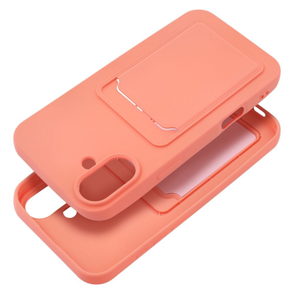 CARD case for IPHONE 16 Plus pink