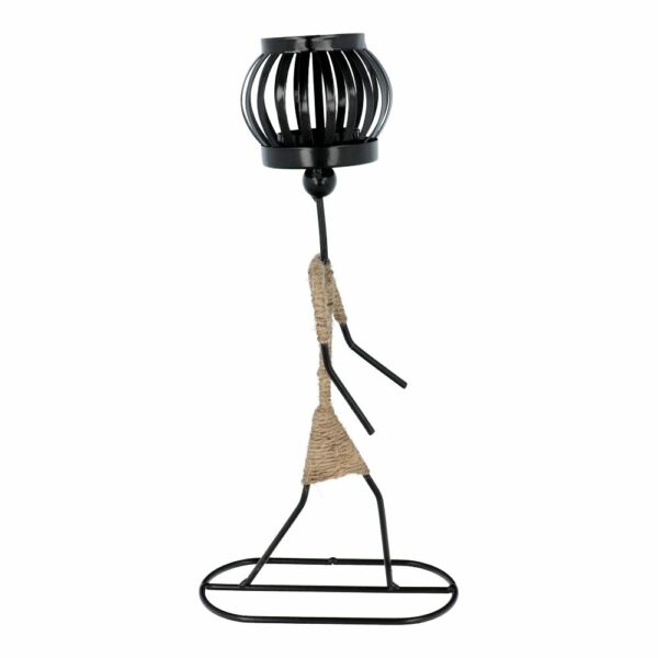 Decorative metal candlestick ART DECO Africa model B IALC-1