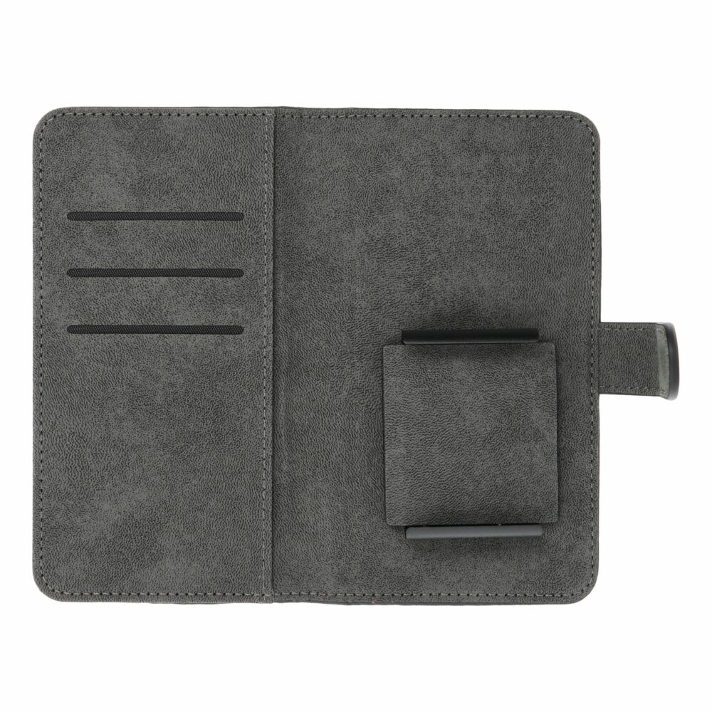 Universal book case COMMON size M for SAMSUNG S21 / NOTE / NOTE 2 / NOTE 3 / S10 / HUAWEI P30 Lite / P9 / P9 Lite / SONY XPERIA Z3 / Z4 / Z5 black