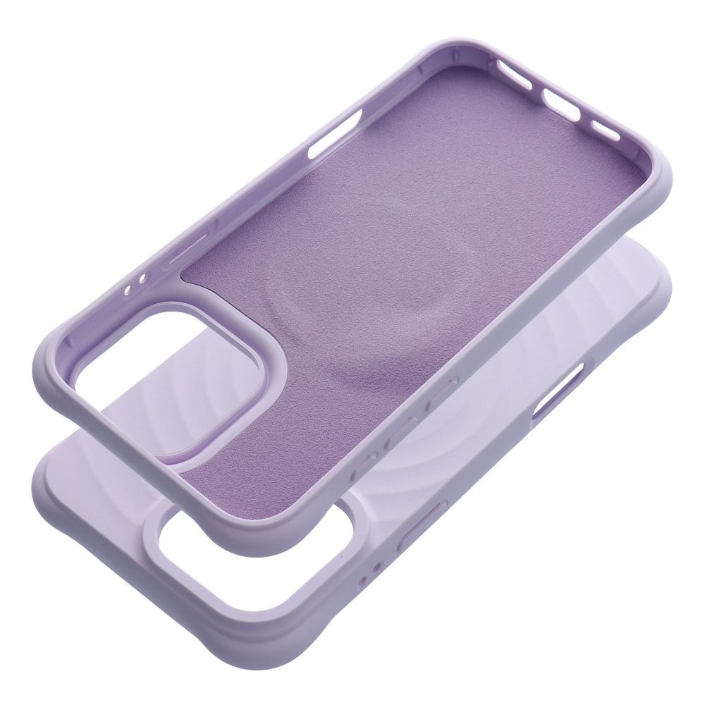 Silicone Zephyr Mag Cover compatible with MagSafe do IPHONE 16 PRO MAX lilac