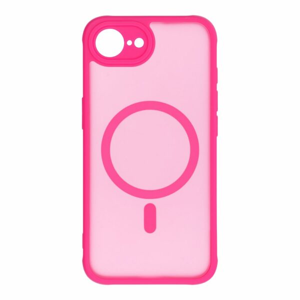 FULL MATTE MAG COVER case compatible with MagSafe for IPHONE 16E (SE 4 2025) pink