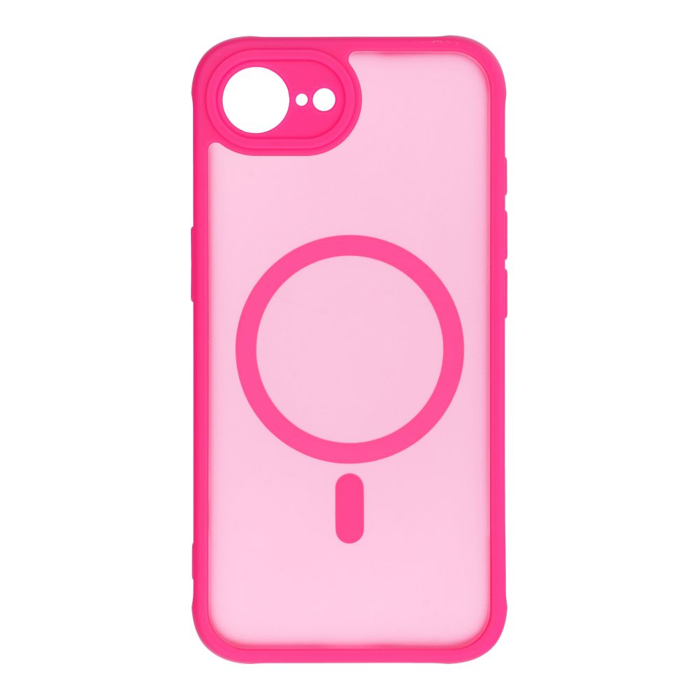 FULL MATTE MAG COVER case compatible with MagSafe for IPHONE 16E (SE 4 2025) pink