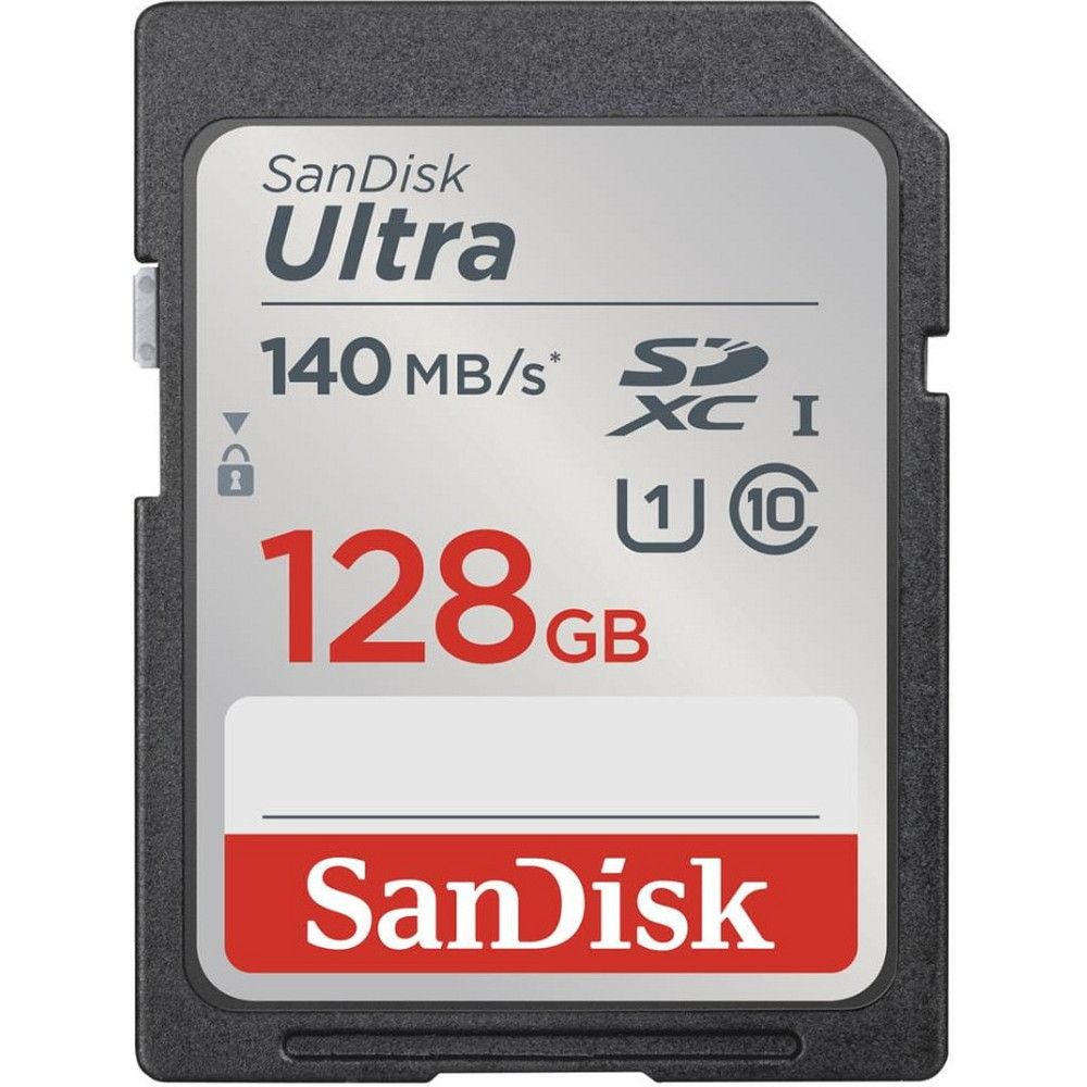 SANDISK memory card ULTRA SDXC 128GB 140MB/s