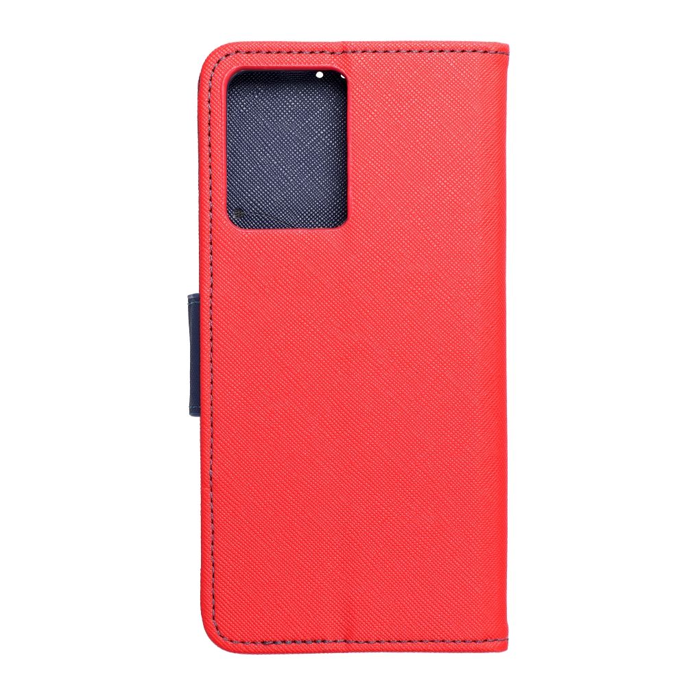 FANCY Book case for XIAOMI Redmi Note 12 4G red / navy