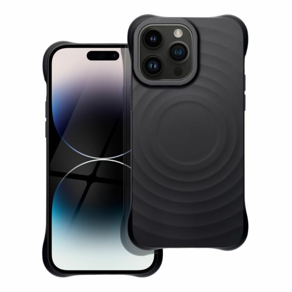 Silicone Zephyr Mag Cover compatible with MagSafe do IPHONE 14 PRO MAX black