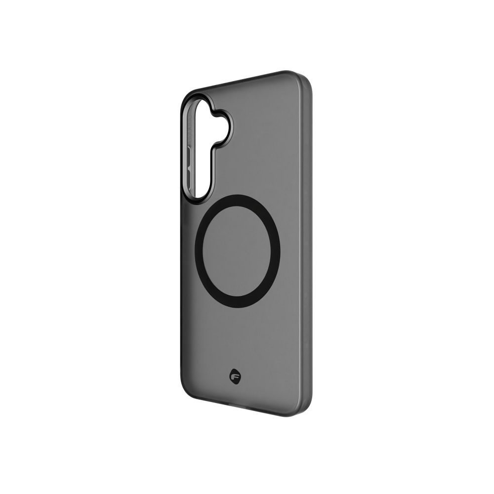 FORCELL F-PROTECT Levels with Dual Layer 4D technology, Military Drop-Test compatible for SAMSUNG S25 PLUS smoky black