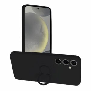 SILICONE RING case for SAMSUNG S24 Plus black