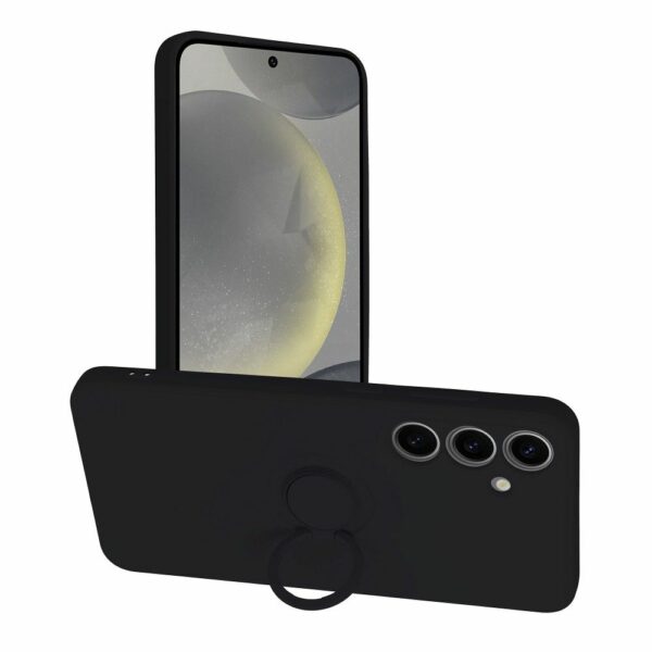 SILICONE RING case for SAMSUNG S24 Plus black