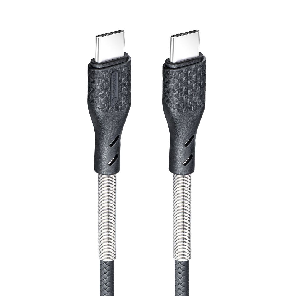 FORCELL F-ENERGY Carbon CB-02C cable Type C to Type C PD QC3.0 5A 60W 1 m black