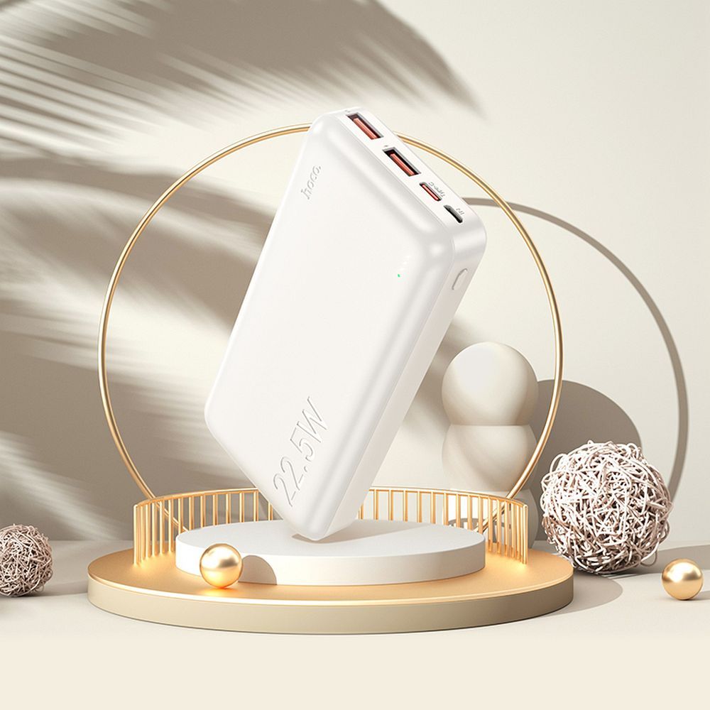 HOCO powerbank 20000 mAh PD QC 3A 22,5W J101A white