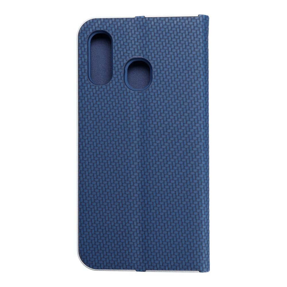 96c3d64e1bc67d6c2f175f7a0bf9d3a6 LUNA Book Carbon for SAMSUNG A40 blue