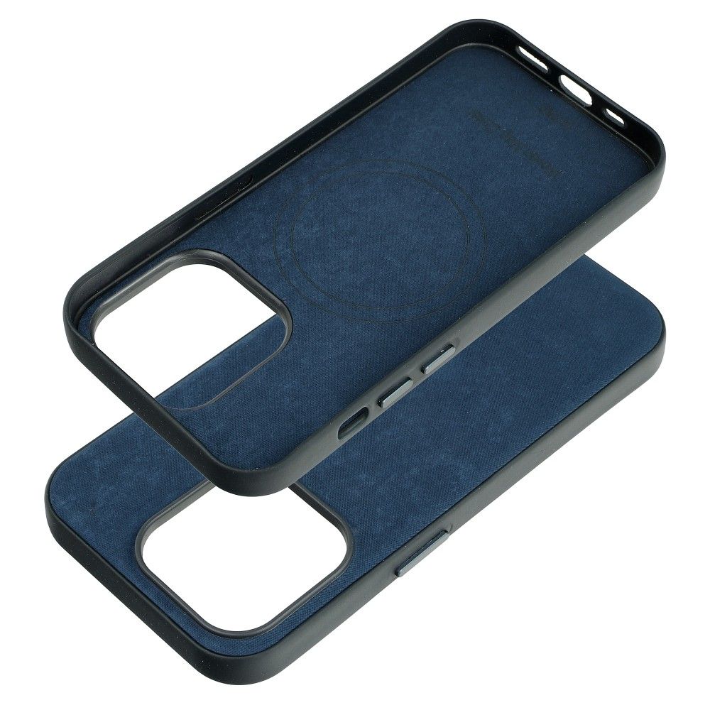 WOVEN MAG COVER case compatible with MagSafe for IPHONE 14 Pro sea blue