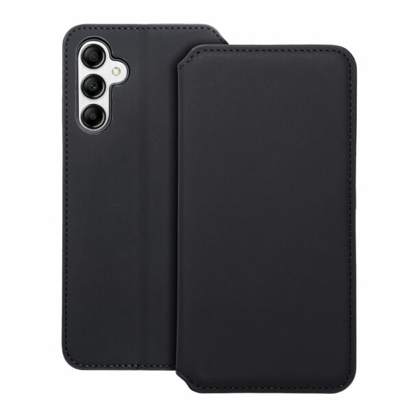 DUAL POCKET Book case for SAMSUNG A14 4G / A14 5G black
