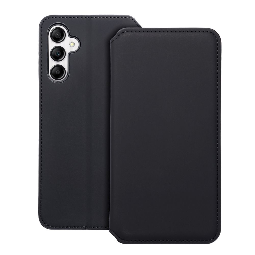 DUAL POCKET Book case for SAMSUNG A14 4G / A14 5G black