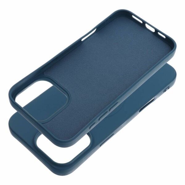 SILICONE MAG COVER (big hole) case compatible with MagSafe for IPHONE 16 Pro Max blue