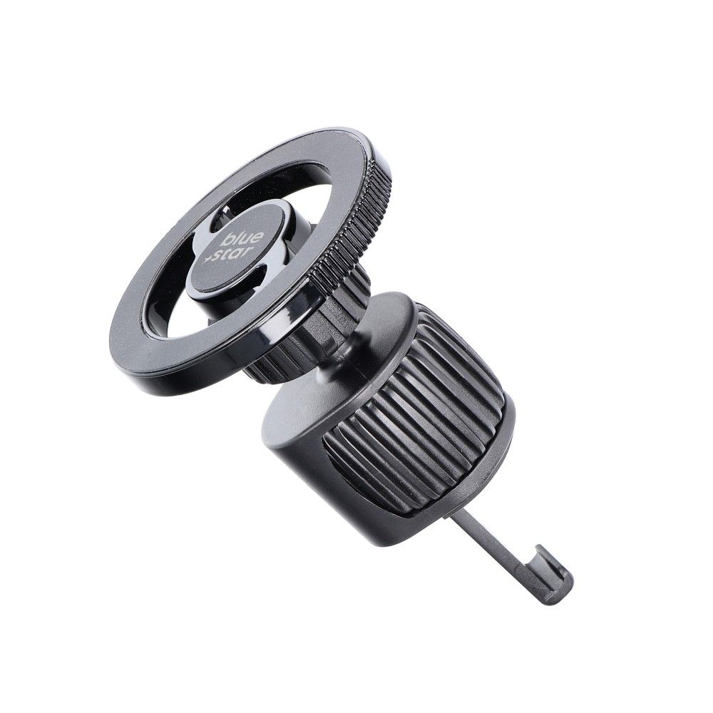 BLUE STAR magnetic car holder for air vent compatible with MagSafe BARREL black