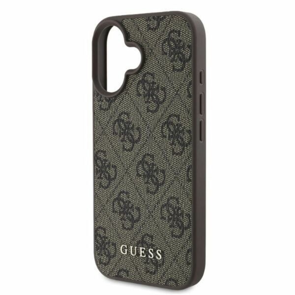 GUESS case for IPHONE 16 GUHCP16SG4GFBR (PU 4G Classic) brown