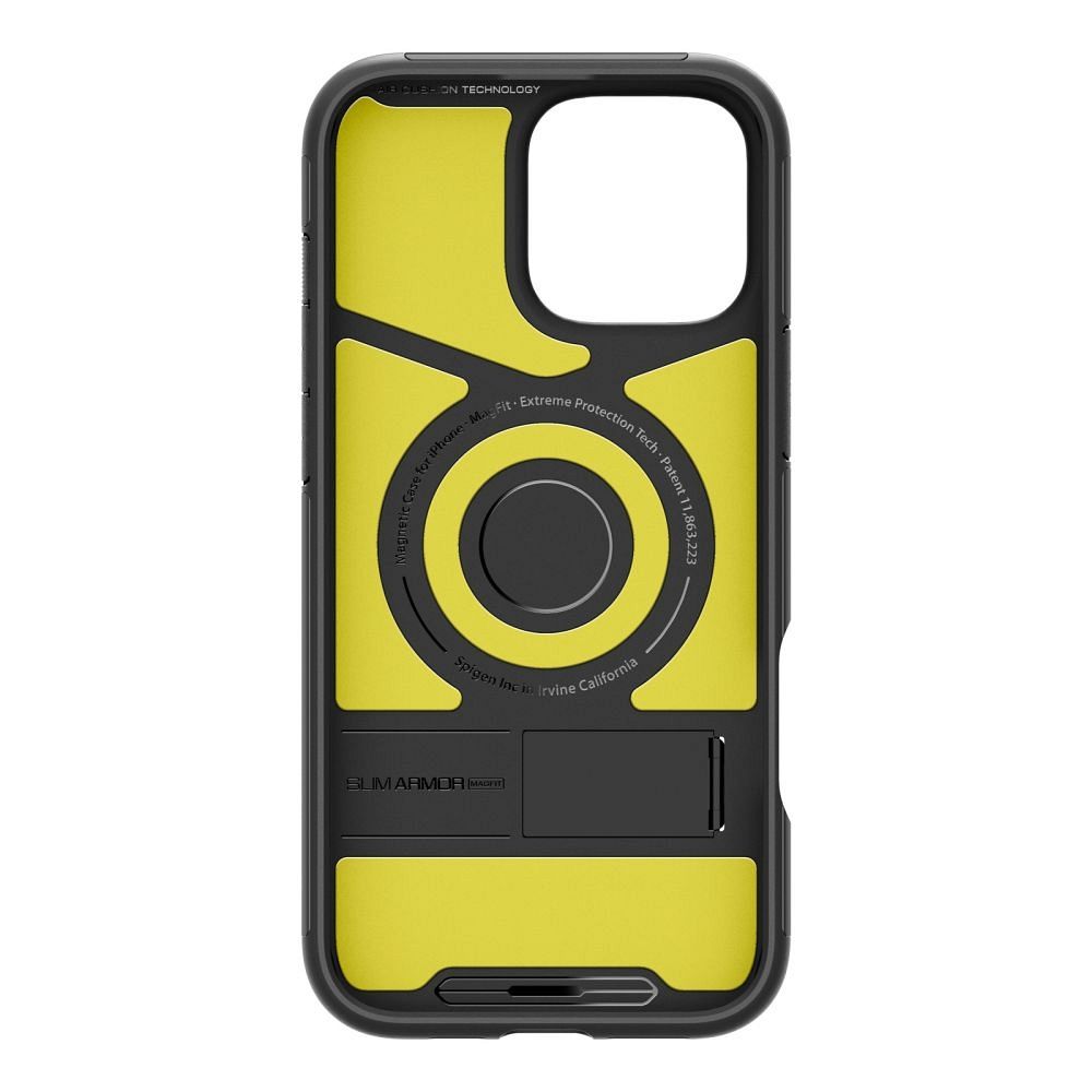SPIGEN case SLIM ARMOR MAG compatible with MagSafe for IPHONE 16 Pro black