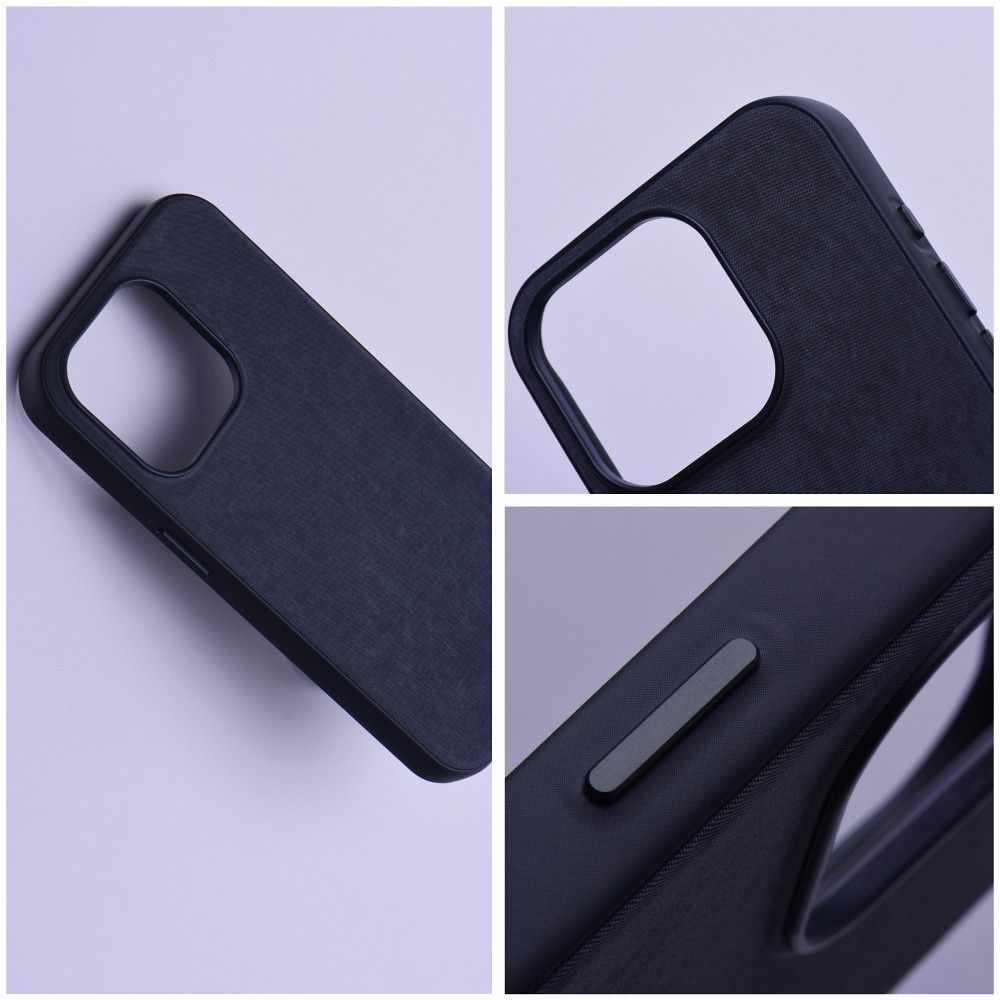 WOVEN MAG COVER case compatible with MagSafe for IPHONE 14 black