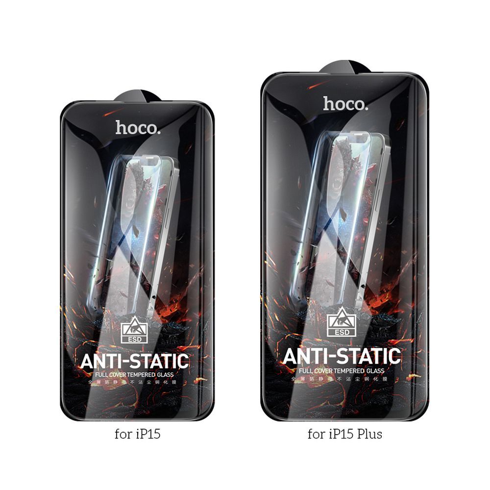 HOCO tempered glass HD Anti-static (SET 25in1) - MULTIPACK for iPhone 15 / 16 (G10)