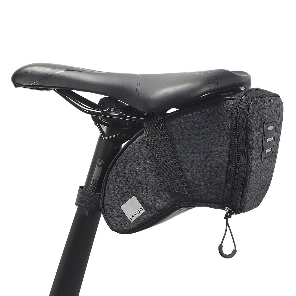 SAHOO bike bag under the bicycle seat with zip 0,5L 131470S-SA black