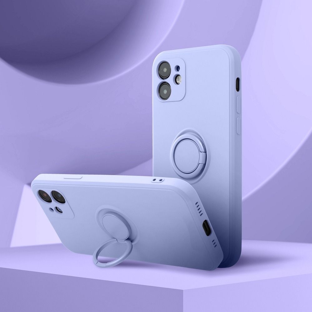 SILICONE RING case for SAMSUNG A52 5G / A52 LTE ( 4G ) / A52S violet