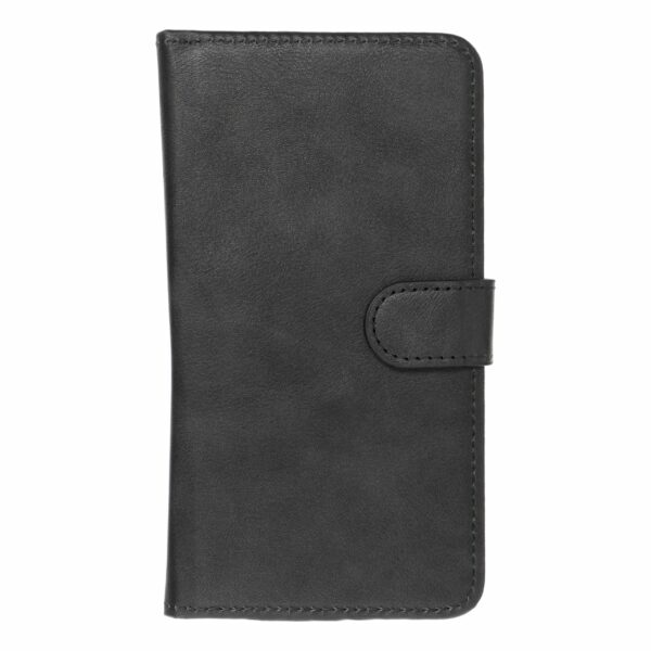 Universal book case COMMON size M for SAMSUNG S21 / NOTE / NOTE 2 / NOTE 3 / S10 / HUAWEI P30 Lite / P9 / P9 Lite / SONY XPERIA Z3 / Z4 / Z5 black