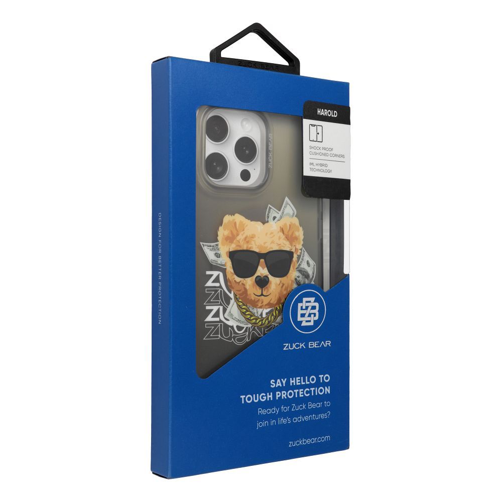 ZUCK BEAR case HAROLD MAG compatible with MagSafe for IPHONE 16 black