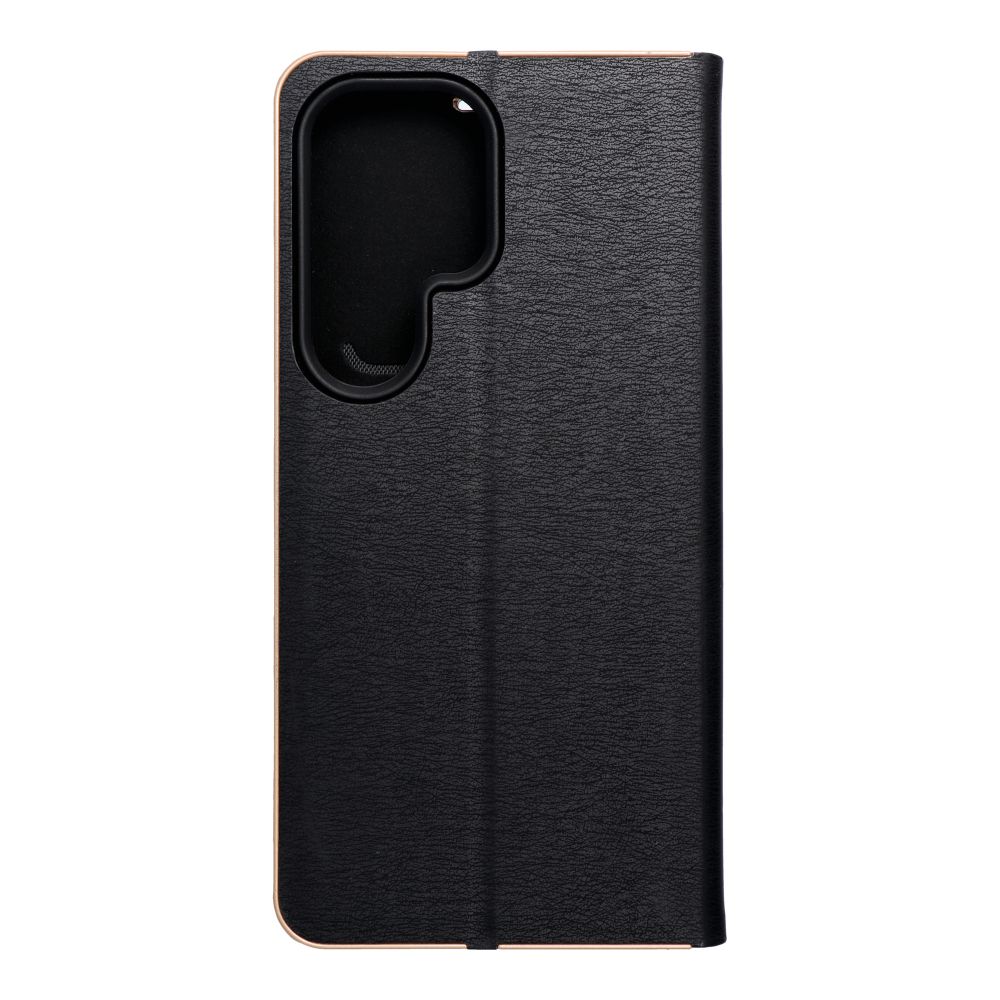 986dd2427cb8eb3ee84d5a548fb35db5 LUNA Book Gold for SAMSUNG S25 Ultra black