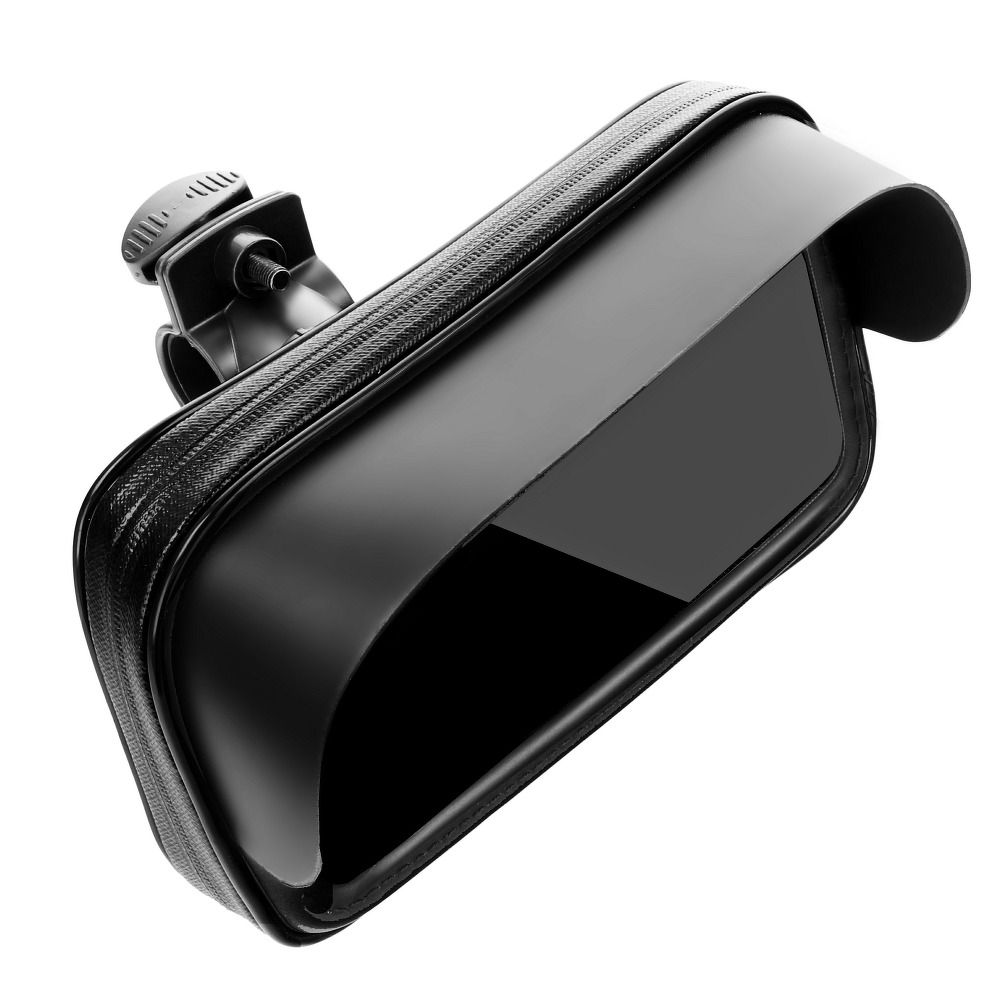 989f3c03e674fbf0983076709649bf55 Bike holder waterproof with zip and hood ( 5,5" - 6,3" ) black